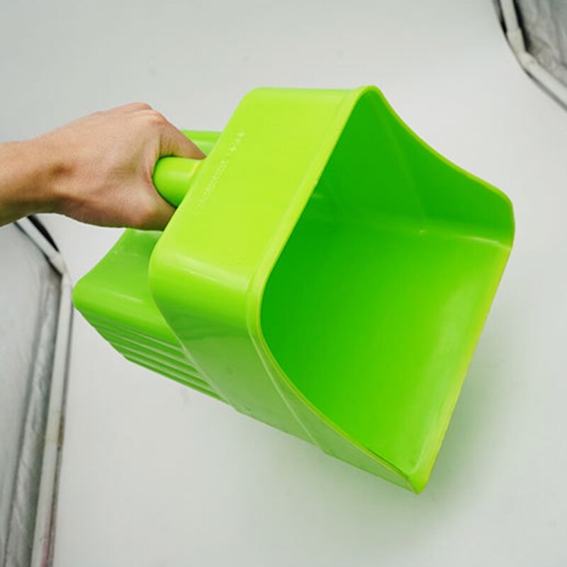 Plastic Feed Scoop Heavy Duty Handle Durable Ice Scooper for Commercial Restaurant and Food Service Large Capacity Green N1HF