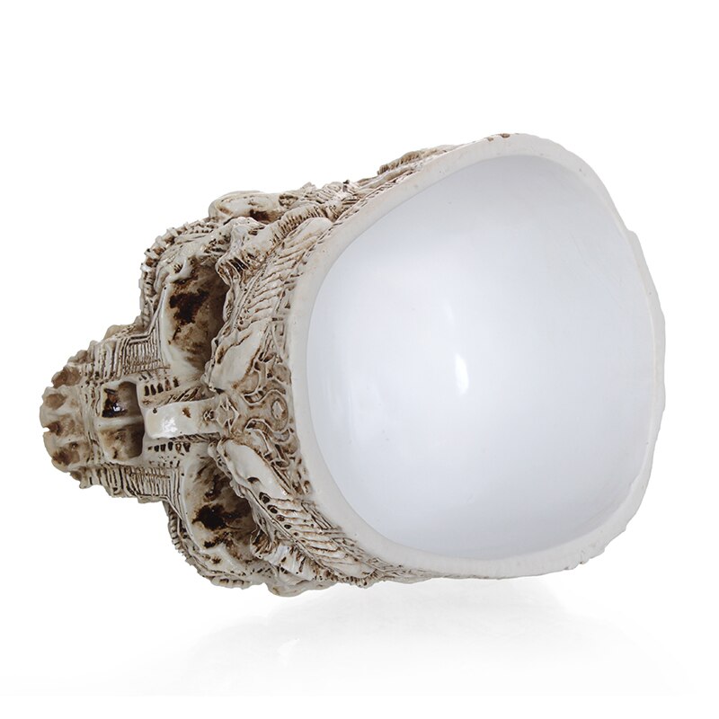 Bloempot Hand Gesneden Schedel Bloempot Kom Thuis Tuin Halloween Decoratie