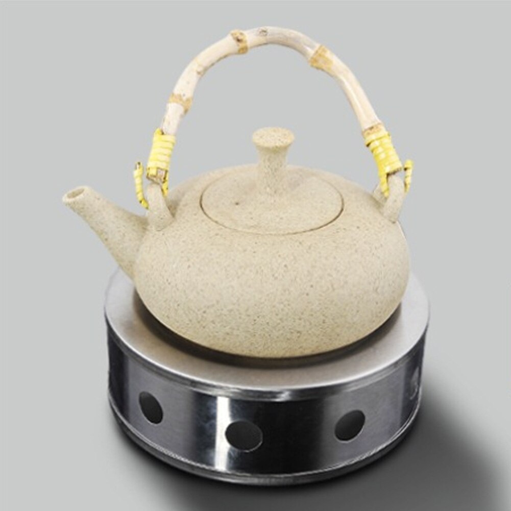 Chauffe-théière Ecooe Acier Inoxydable - Avec Porte-Bougie - Compatible Théières 60-145mm