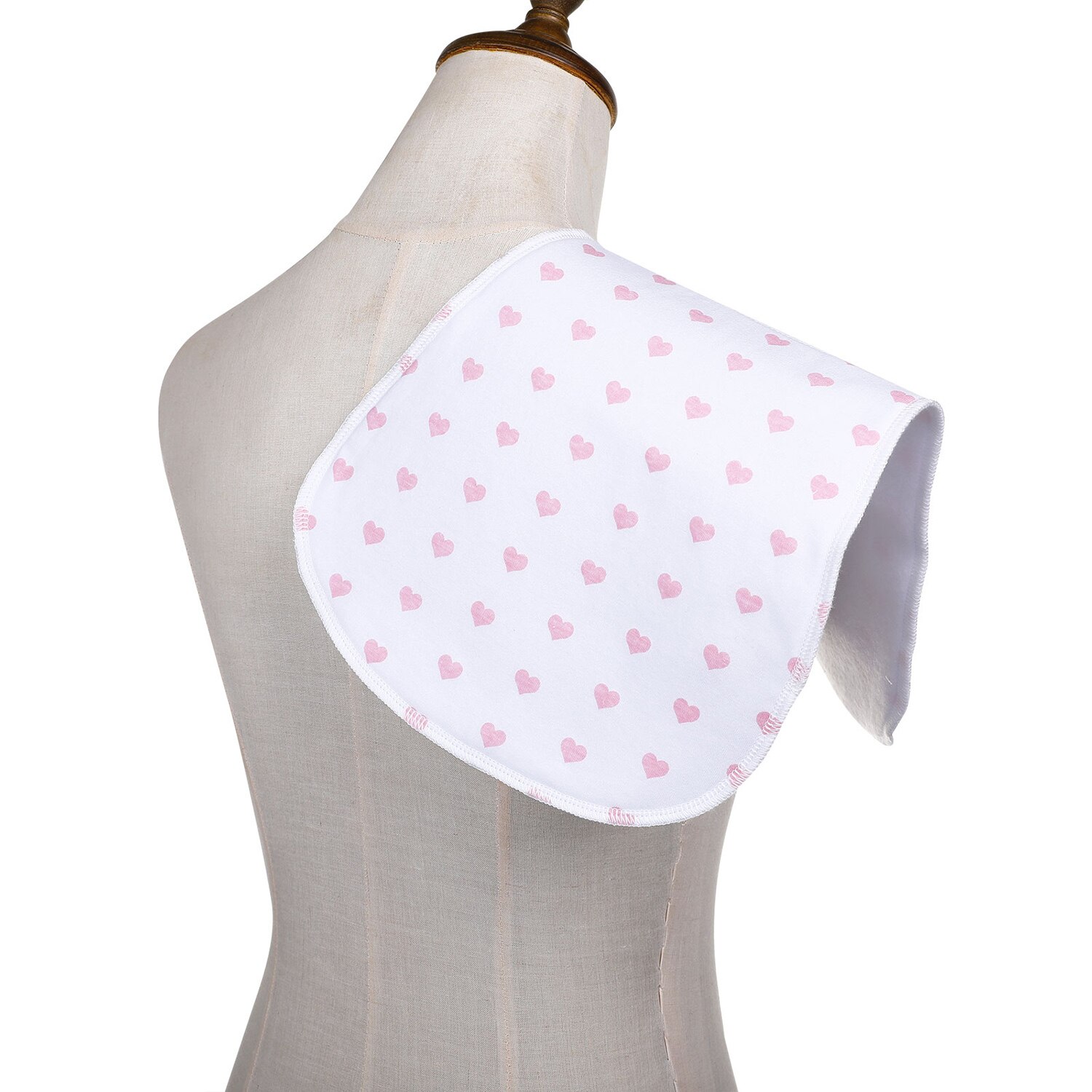 Bøvseklude til baby 100%  bøvse tøj i økologisk bomuld med fleece blødt og absorberende baby hagesmække sæt unisex hagesmække til piger og drenge: Db0039