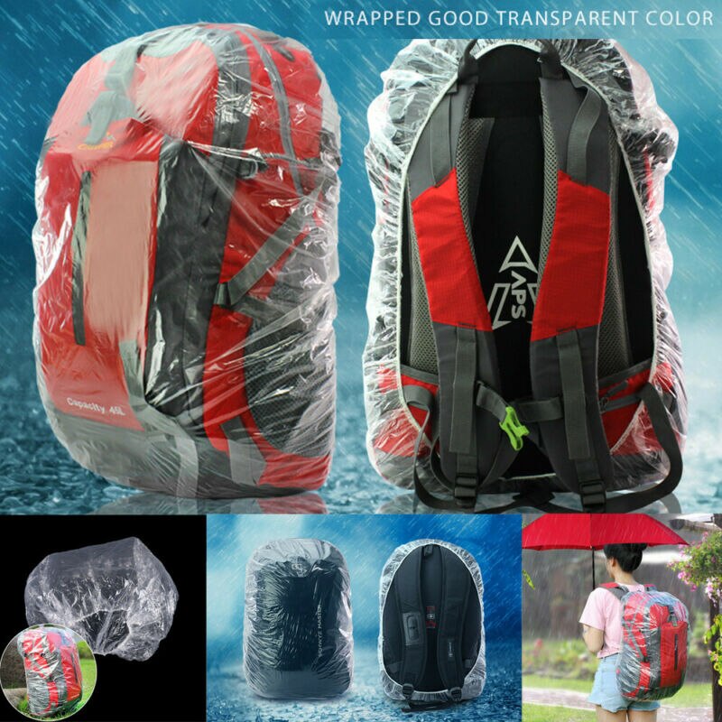 Waterproof Dust Rain Cover Bag For Backpack Rucksack Traval Camp Hiking 20-55L