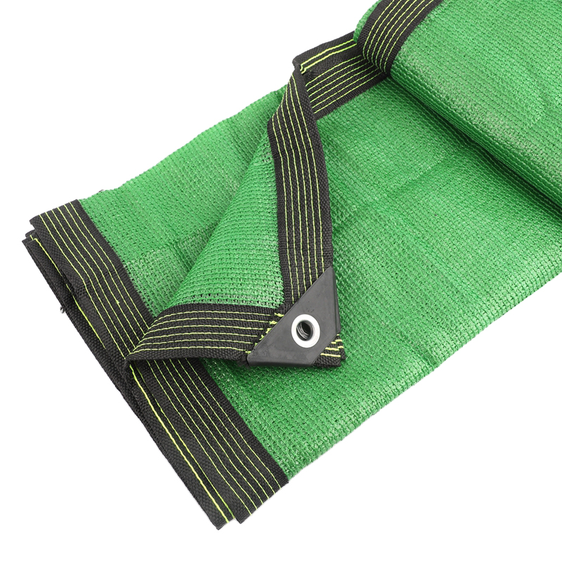 Grønt 12 -benet hdpe solnet til havepavillon, skyggesejl til udendørs camping, solsejl, baldakin, garager, pergolaer, overtræksstof