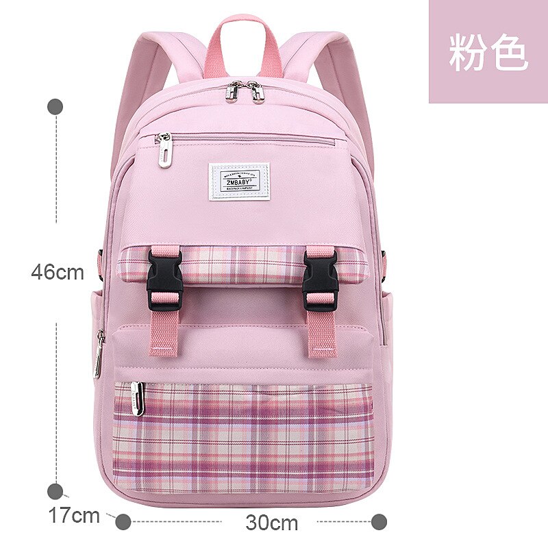 Schule Taschen Für Teenager Mädchen Wasserdichte große schul freundlicher Rucksack Buch tasche freundlicher Schule Rucksack jugendliche mochila: pink1