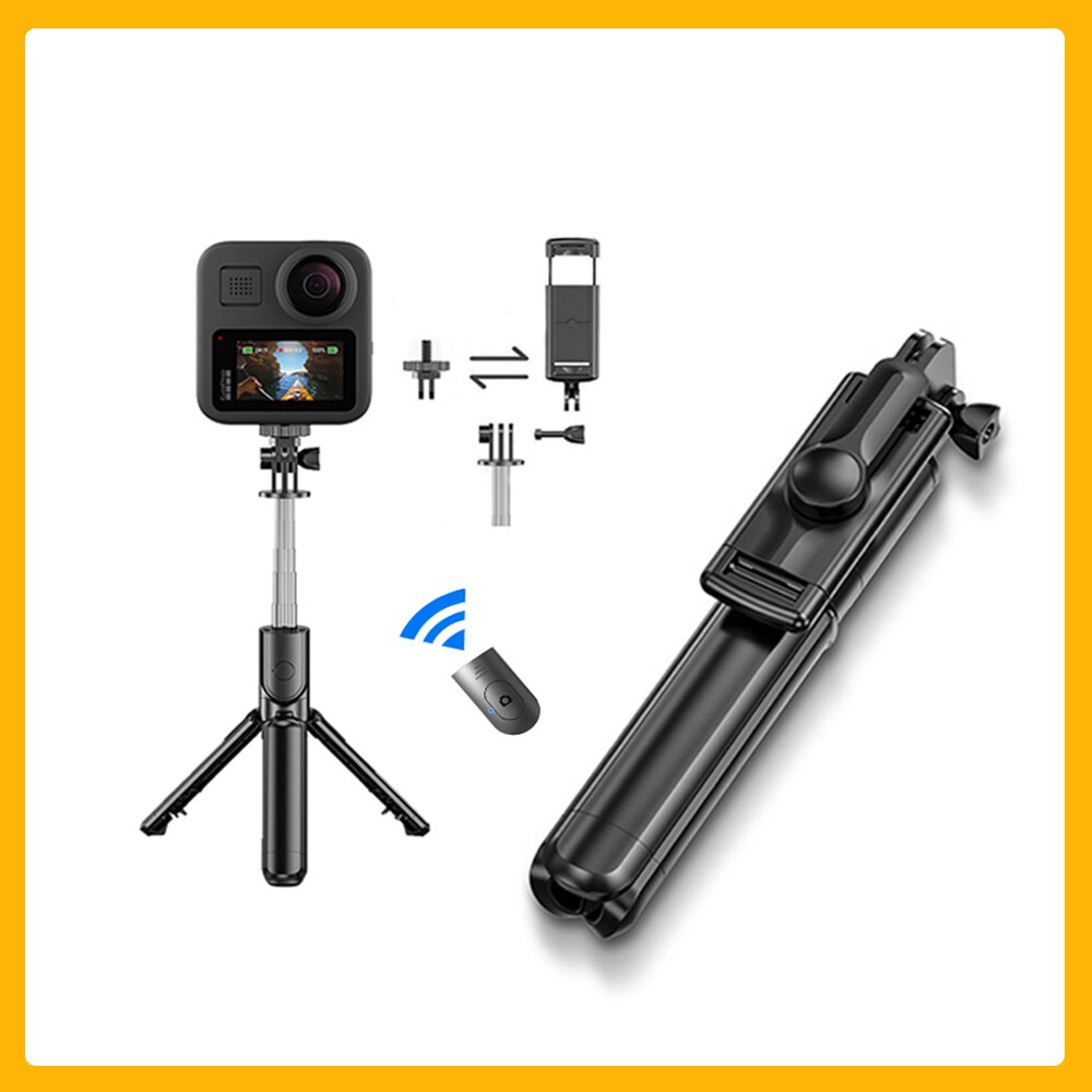 S03 kabellose, faltbare bluetooth-handpod-selfie-sticks für huawei-smartphones mit fernauslöser und ausziehbarem mini-stativ