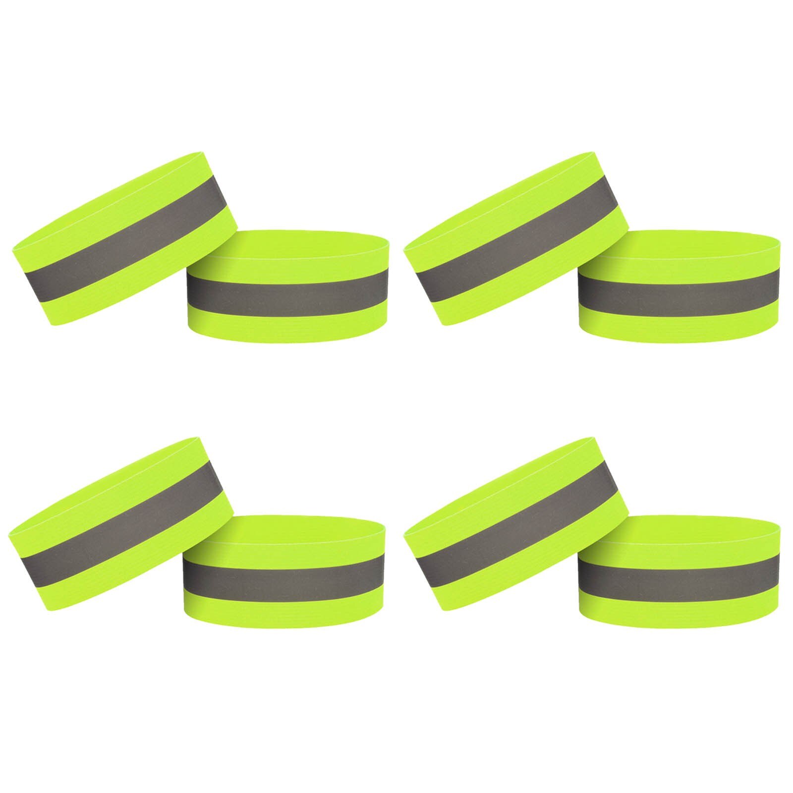 4# Luminous Arm Band Sports Reflective Safety Belt Night Run Armband Outdoor Sports Night Running Cycling Jogging Arm Strap: GN