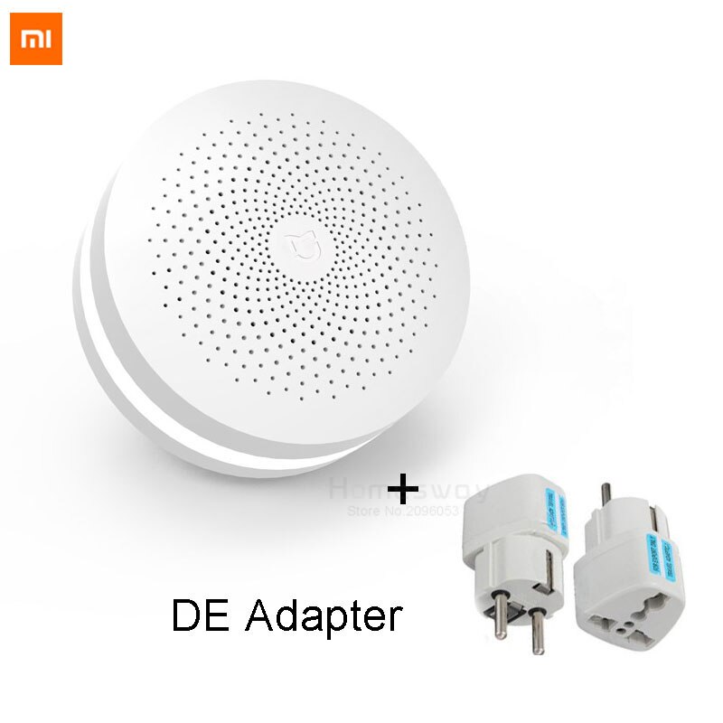 Original Xiaomi Smart Home Gateway Multi-functional Upgraded Smart Temperature and Humidity Sensor WiFi Remote Control by Mi APP: Gateway DE Adapter