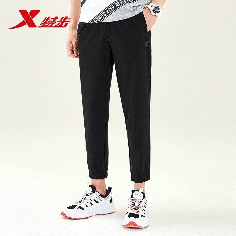 Xtep Men's Sports Ankle-length Pants Autumn Woven Quick-drying Breathable Running Casual Pants For Men 881329A29240