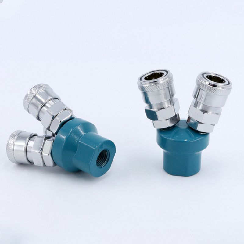 2/3 Way Quick Connector Air Compressor Manifold Multi Hose Coupler Fitting Pneumatic Tools Hardware Accessories