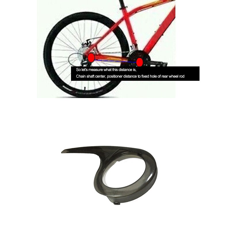 Bicycle Chain Protective Cover Black Abs Plastic Bicycle Chain Protector Bicycle Chain Protective Cover Shell
