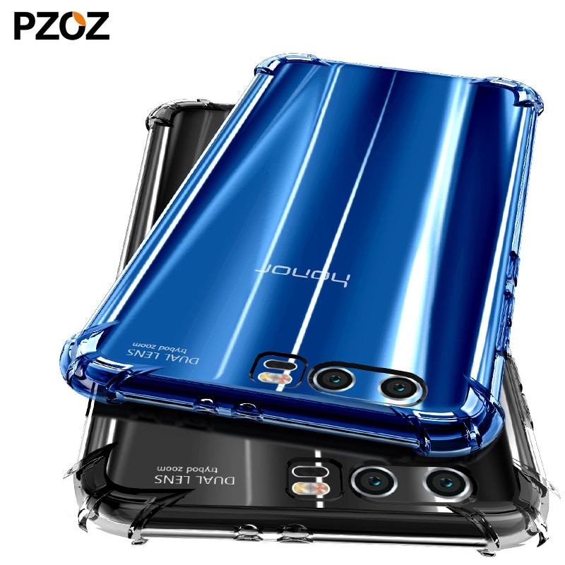 Pzoz Honor 9 Lite Case Siliconen Transparante Tpu Voor Huawei Honor 9 10 Lite Bescherming Case Honor View 20 Pro Honor 9 8x Max 8A