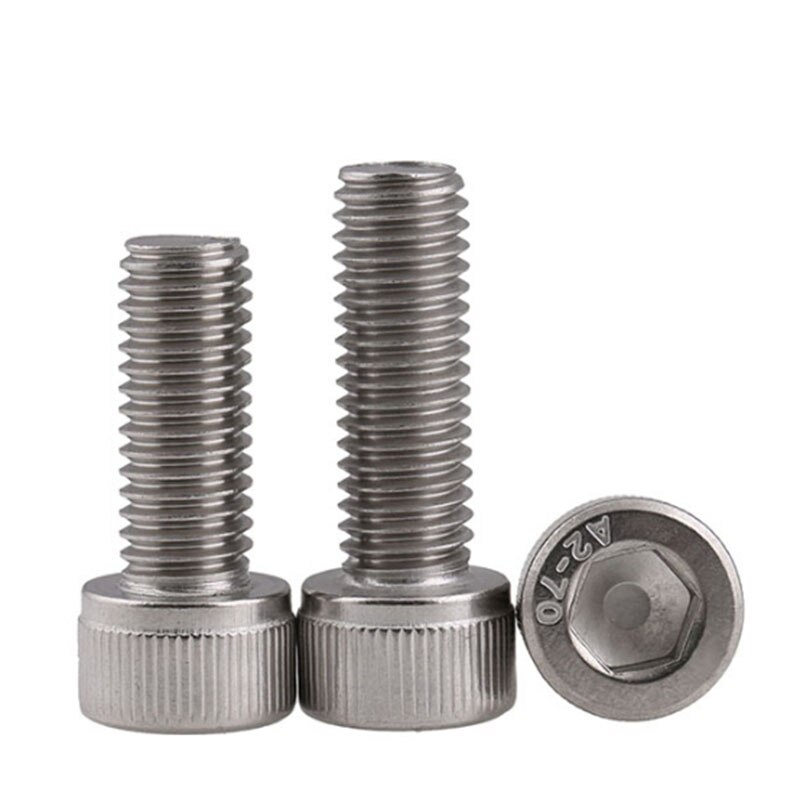 M14 - 2 14mm 304 Stainless Steel SOCKET HEAD Caps Screws Allen Hex Socket Cap Head DIN 912 A2 / 70 , 2 Coarse