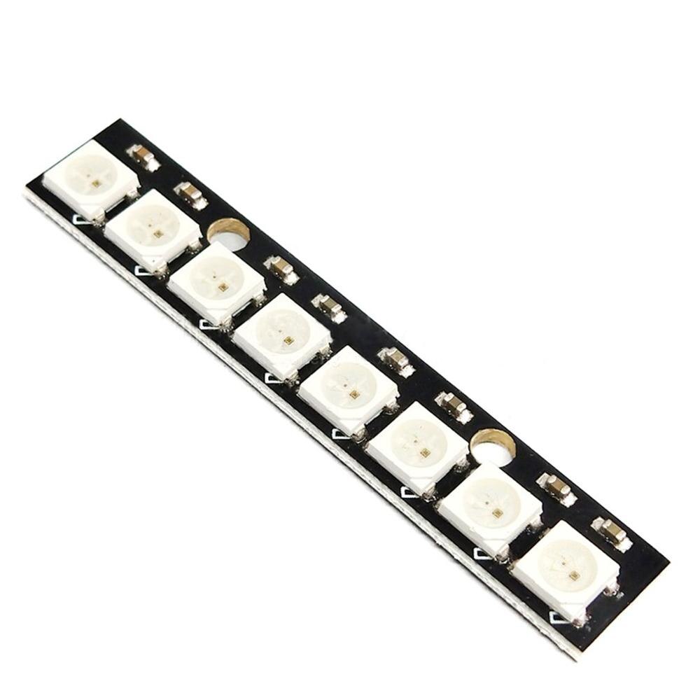 RGB LED Board LED Lights Built-in Full Color-driven Development Board Built-in Full-color Driver LED Lights Development Board: 8-bit straight