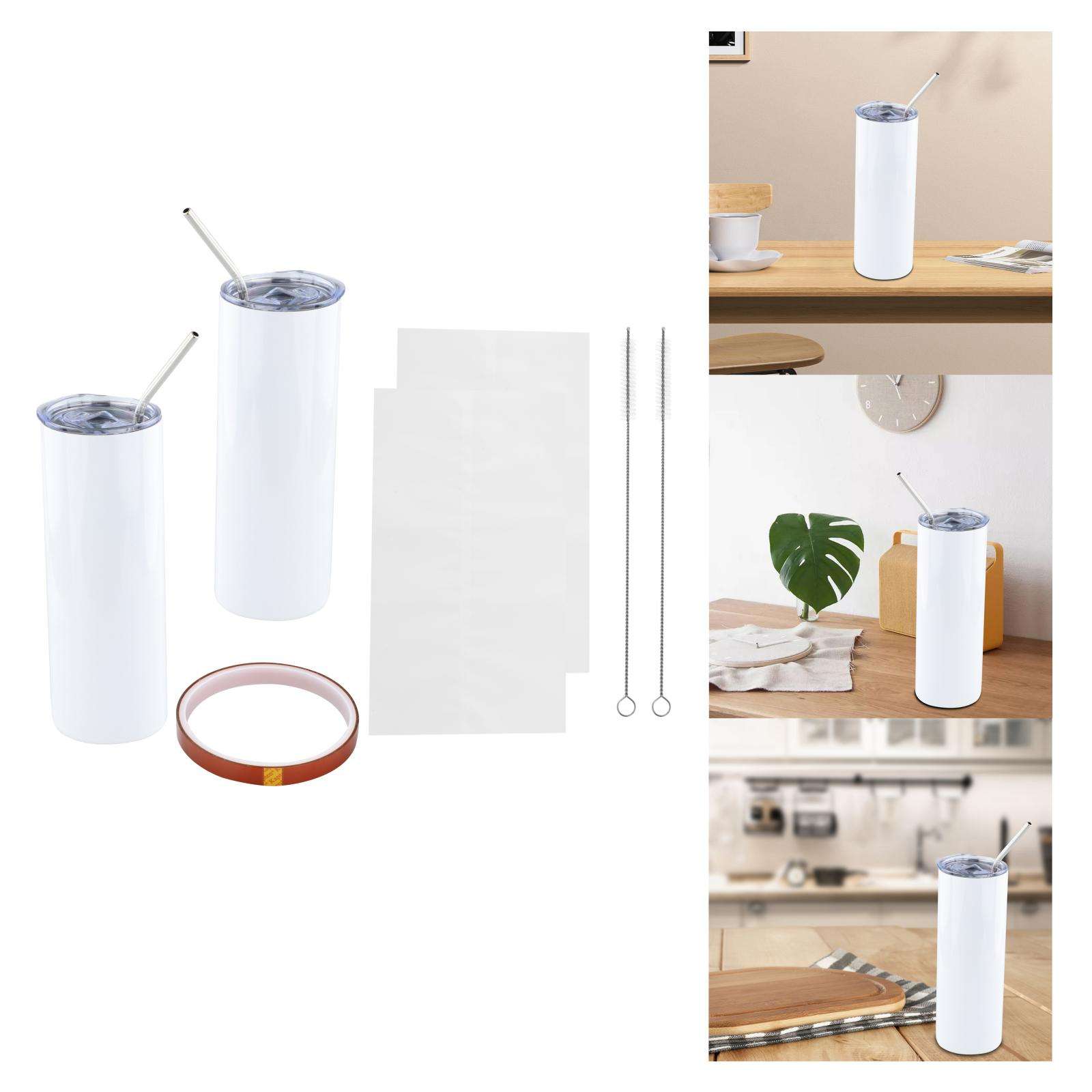 Sublimation Blank Skinny Straight Tumbler Stainless Steel Double Wall Insulated