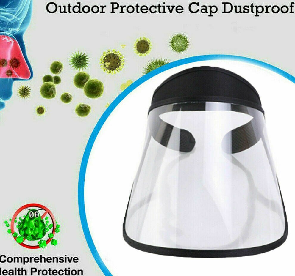 Unisex Anti Droplet Anti Speeksel Anti Splash Anti Fog Winddicht Clear Outdoor Veiligheid Beschermende Full Face Cover Hoeden Caps