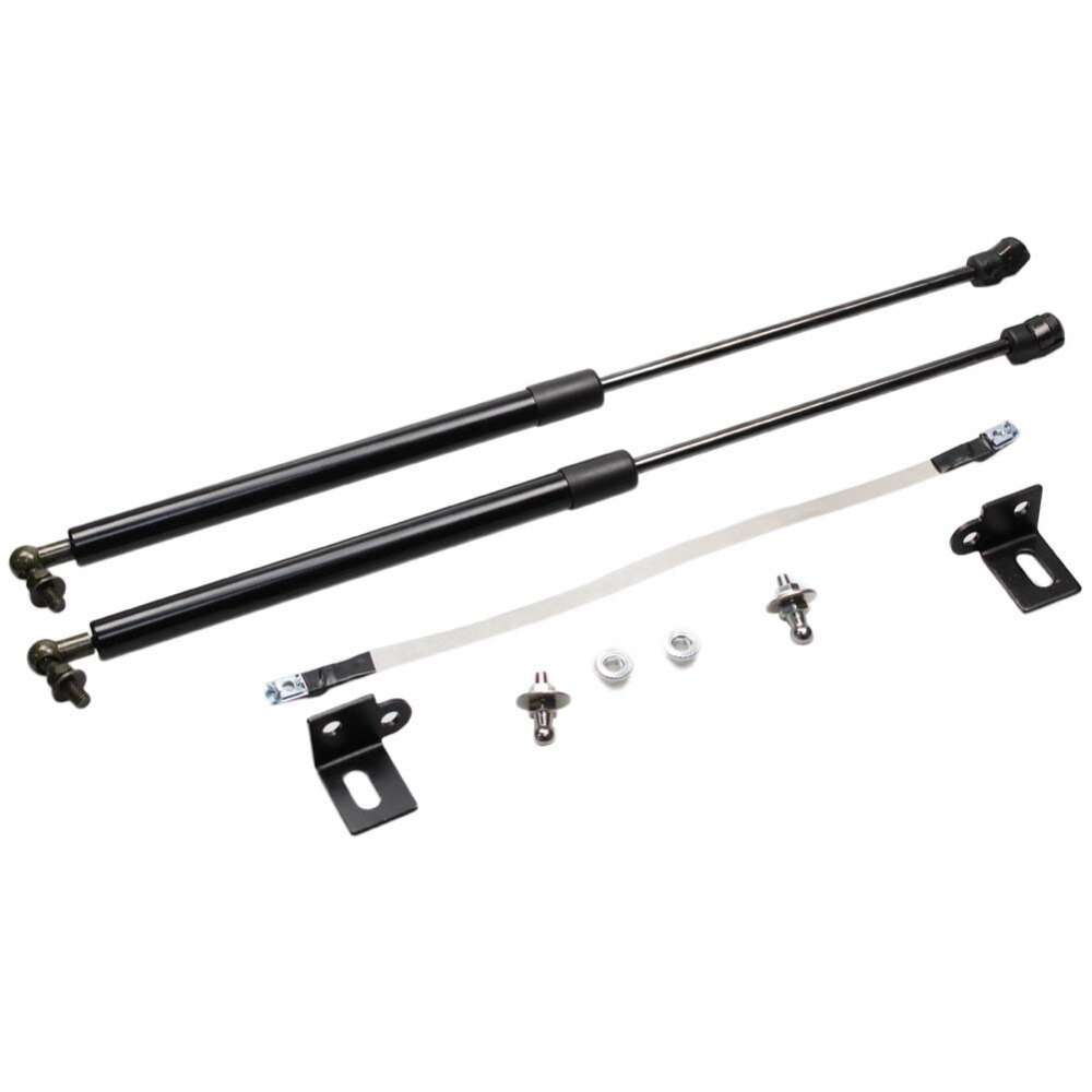 Gas Struts Lift Support Shock Damper for Ford Mustang MK6 Absorber Carbon Fiber Auto Front Bonnet Hood Modify