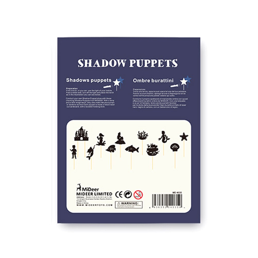 Kinderen Educatief Silhouet Game Fun Projectie Ouder-kind Interactieve Shadow Spelen Cognitieve Klassieke Speelgoed Set: A