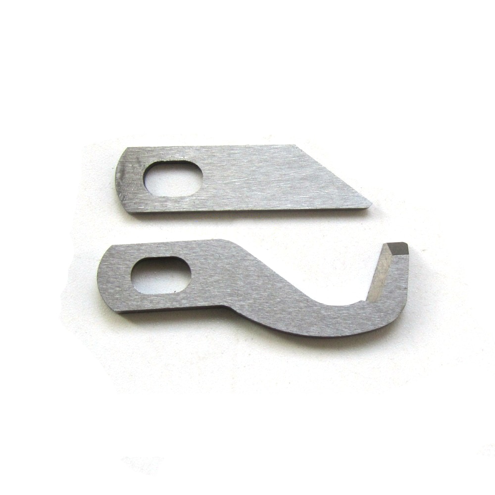 CKPSMS Couteau Supérieur Et Inférieur XB1687001 + XB1459-001 Compatible Brother Surjeteuse 2104D 3034D 4234D Etc.