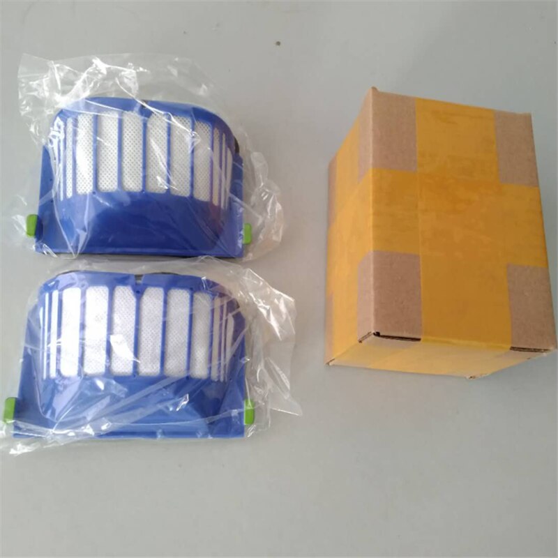 Accesorios de filtro Hepa para iRobot aspiradora Roomba Robot, 2 uds., Serie 600, 605, 606, 616, 620, 650, 655, 660, 625, 675, 676, 680