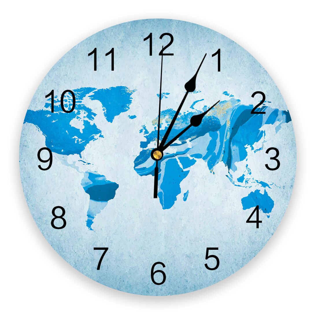 Karte Irland Jahrgang Stil Dublin Atlas Wanduhr Wohnzimmer Schlafzimmer Zauberstab Uhr Stumm Karikatur Wanduhr Hause Dekoration: LXM05202CKAZ1