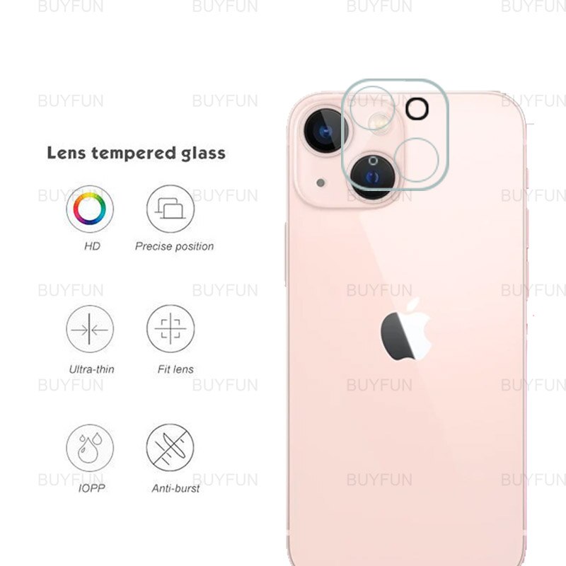 Protector de pantalla de vidrio templado para iPhone 13 Pro Max, Mini lente de cámara 3D de cristal templado para iPhone 13 Pro Max iPone 13pro 13