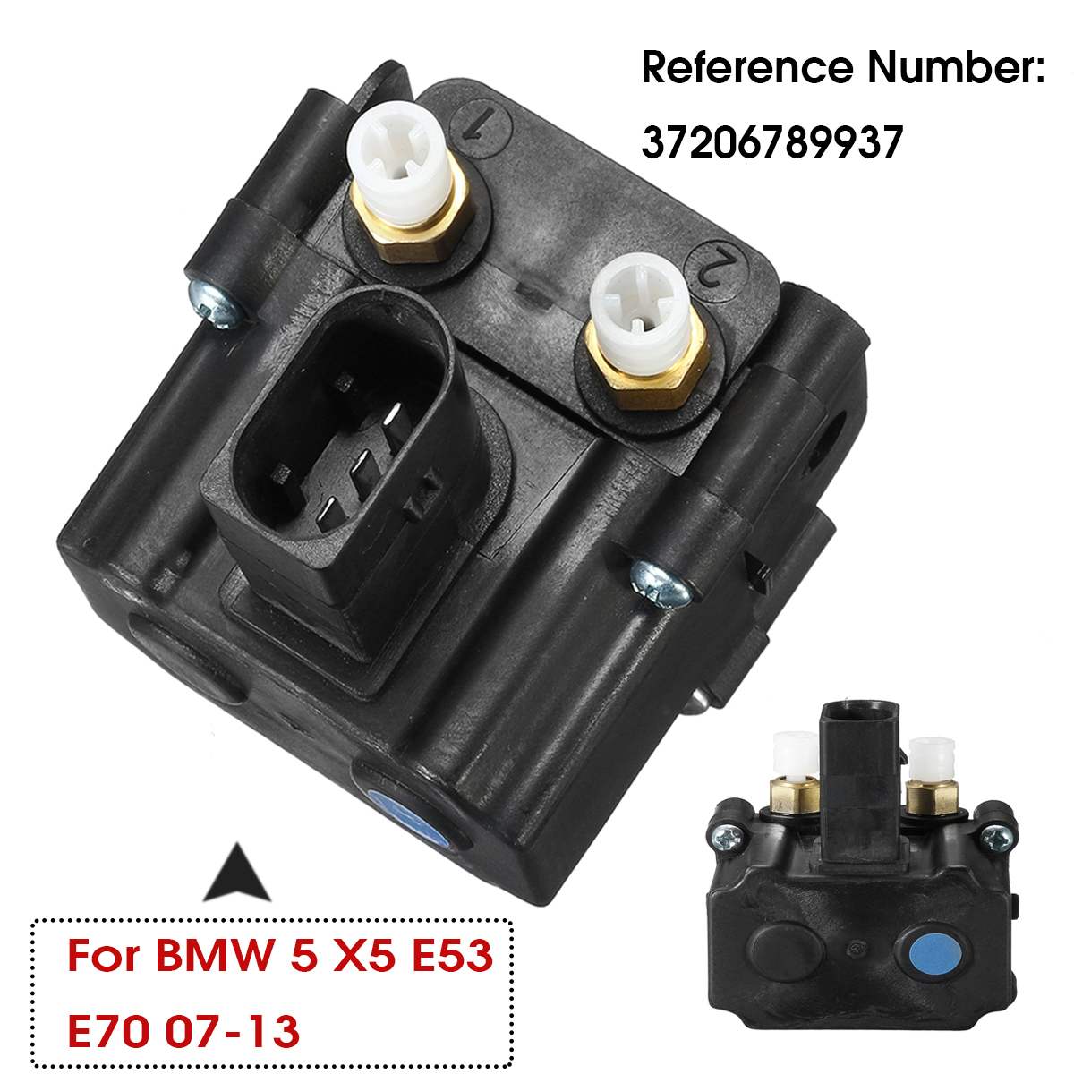 Luftfederung Magnetventil Block 37206789937 37206789938 Für BMW E61 X5 E70 X6 E71 E72 520 523 525 530 535 545 2006