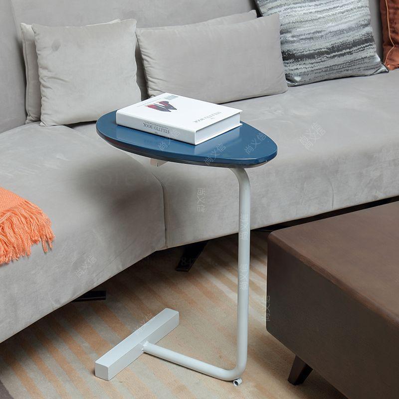 Nordisk minimalistisk ovalt mini sofabord sidebord mobil sofa hjørne sidebord doven natbord natbord: Gnister  fy 6