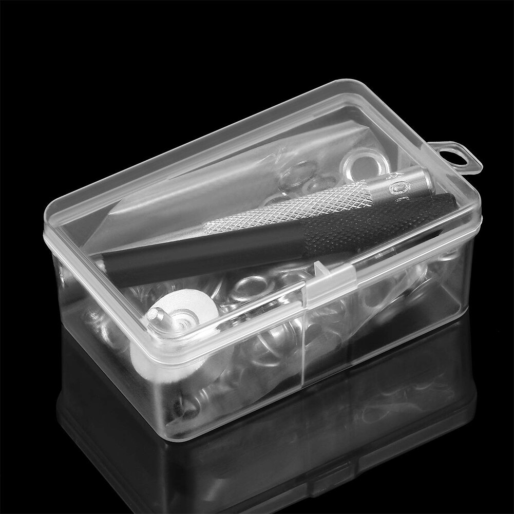 Naaien Oogjes Perforator Spikes Klinknagel Ronde Thuis Gesp Reparatie Diy Sluiting Messing Leathercraft Grommet Tool Kit