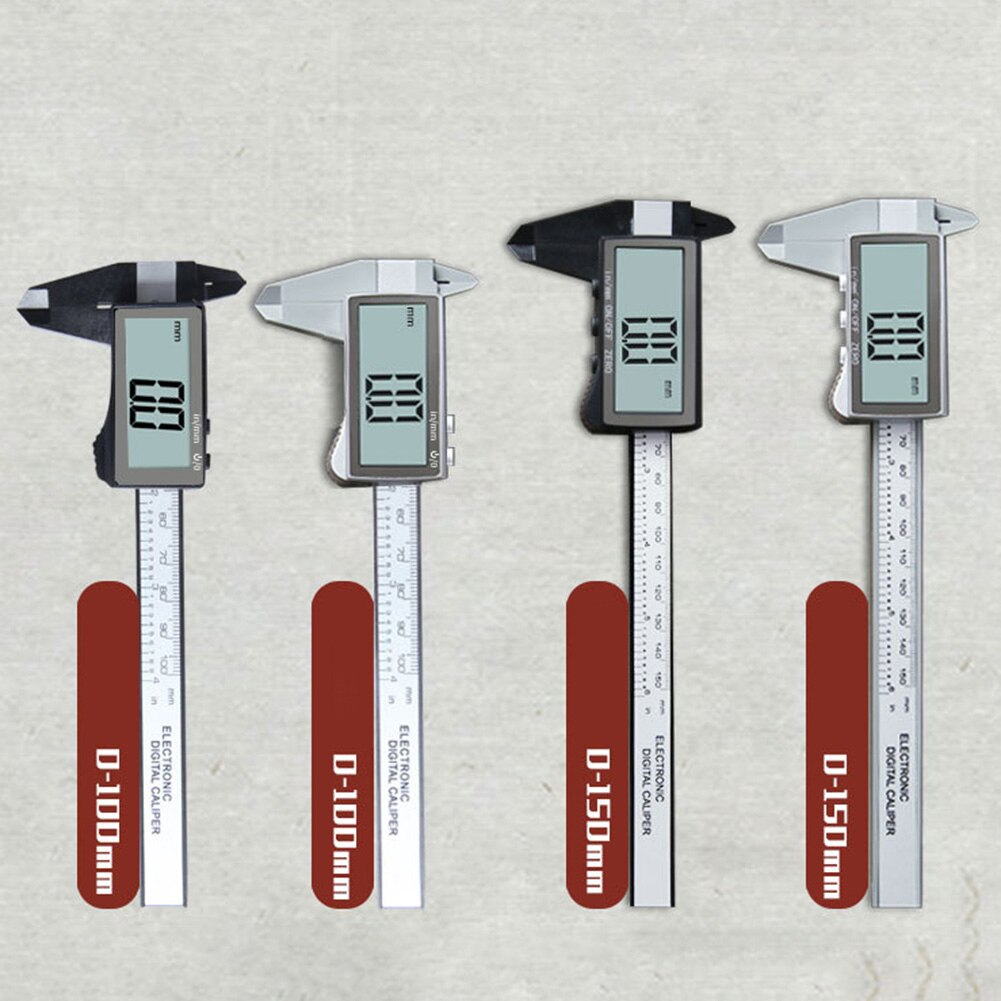 100/150mm Digital Caliper Electronic Vernier Calliper Micrometer Electronic Digital Vernier Caliper Full Screen Measuring Tools