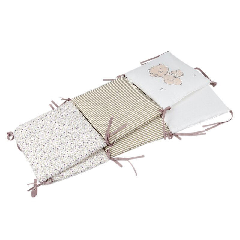 6 sztuk łóżeczko dla dziecka ochraniacz osłona robić łóżeczka klocki łóżeczko dla dziecka ochraniacz robić łóżeczka w łóżeczku łóżeczko zderzak bezpieczeństwo bawełna mieszanka łóżeczko dla dziecka ding zestaw szyna