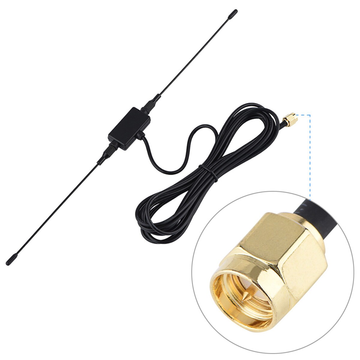 Neue 118in 433MHZ SMA Stecker Horn Antenne Signal Verstärker Super Druck Beständig Antennen 400 Zu 433MHz Empfang Signal
