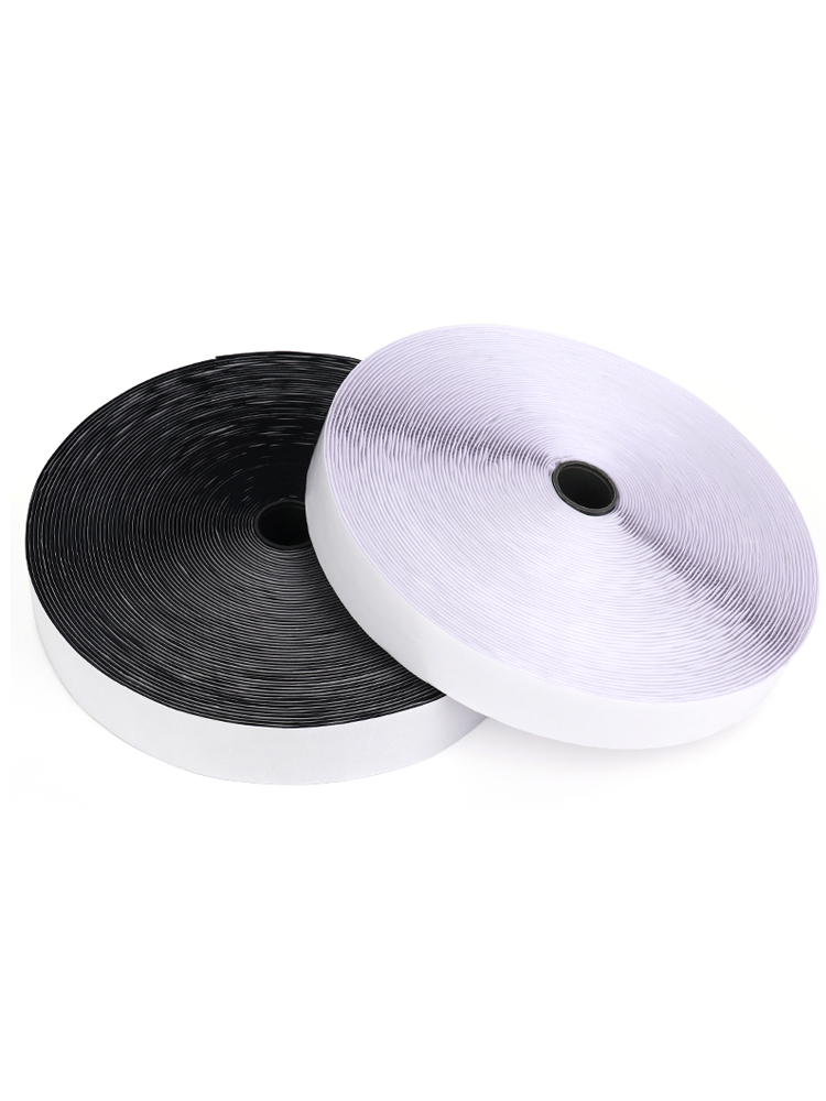 WISHMETYOU 1M/Pairs Strong Self Adhesive Nylon Sticker Velcors Adhesive with Glue Hook And Loop Fastener Tape For Diy Garment