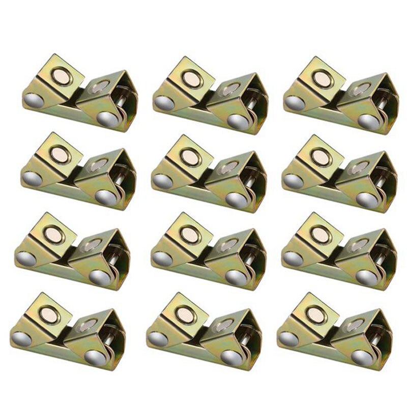 12PCS V Type Welding Jig Magnetic Welding Clamps Fixture Adjustable for Door Window Tool V Pads Weld Holders Hand Tool