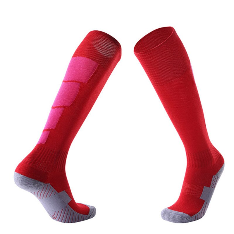 neue Motorrad Lange SOCKEN Über Knie Motorrad Reiter Stiefel Socke Atmungsaktive Sport Schuhe MTB ATV MX aus Straße Knie Schutz: rot