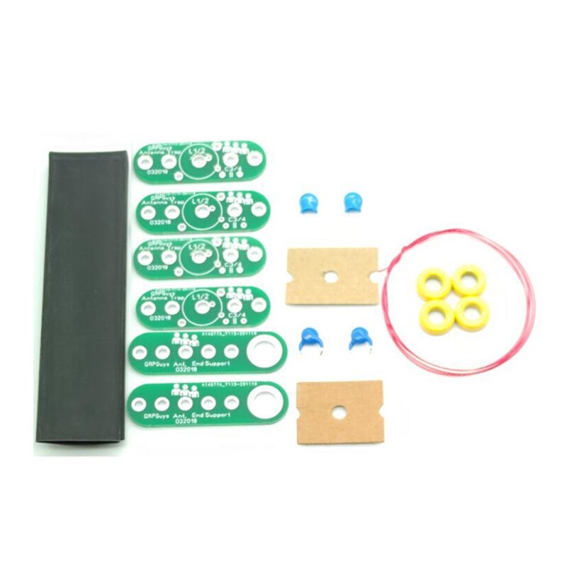 HF Antenna Trap End Support Wire Antenna Trap Kit: Red