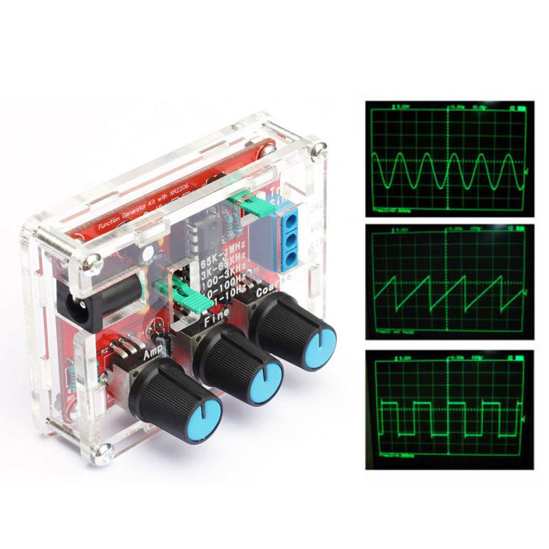 Function Generator DIY Kit Sine Triangular Square Output 1HZ-1MHZ