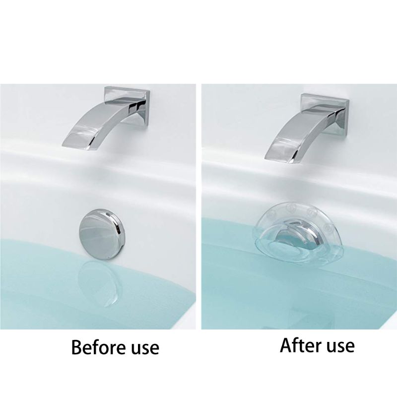 Bottomless Bath Overflow Drain Cover Adds Water to Tub for Bath Deep Water Bath 652A