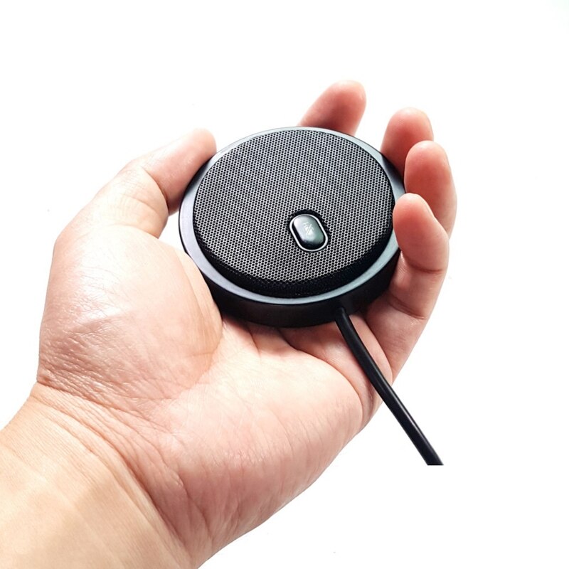 Micrófono USB para ordenador, condensador omnidireccional de 360 grados, captación directa de voz para portátil, reunión de negocios