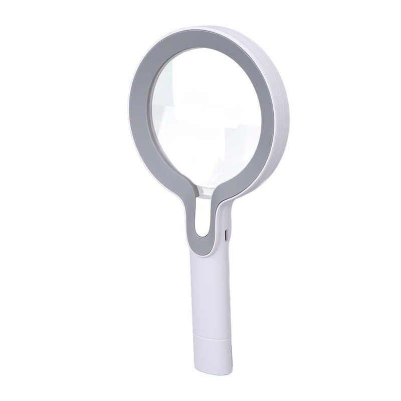 Pocket Magnifying Glass ABS Acrylic Lighted Magnifying Glass for Document for Jewelry for Book