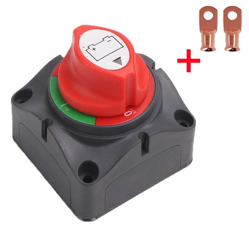 Auto Battery Disconnect Switch 12V 24V Marine 200A 300A Dual Battery Mass Switch 3 Position Cut Off Switch Car Boat: 2 position