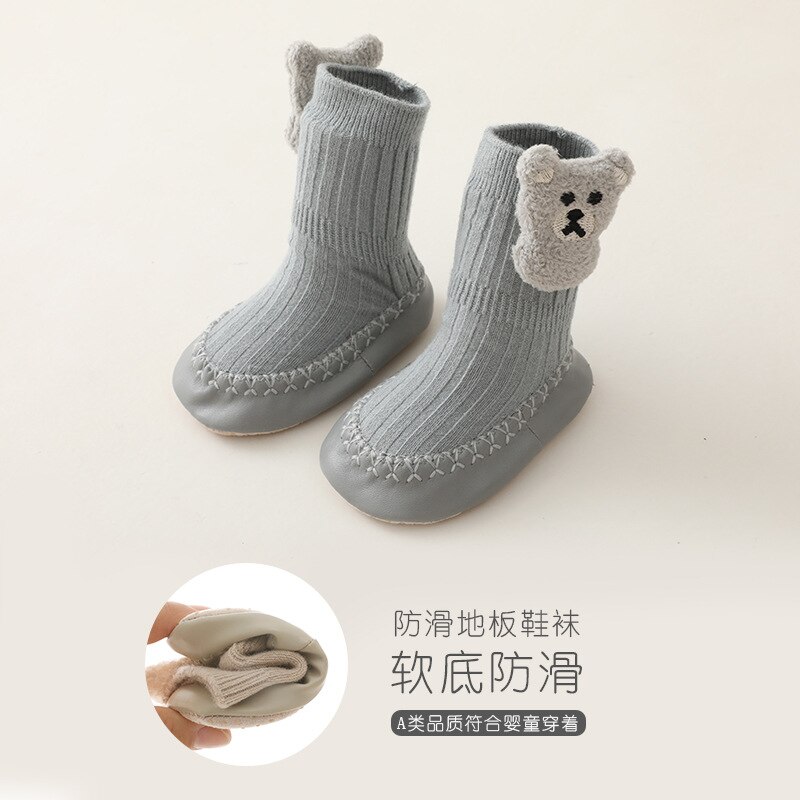 Otoño calcetines de bebé de invierno para niñas NIÑOS Calcetines hasta la rodilla calcetín largo mantener los bebés Niño en primer lugar los caminantes zapatos Casuales: blue / 6-12M