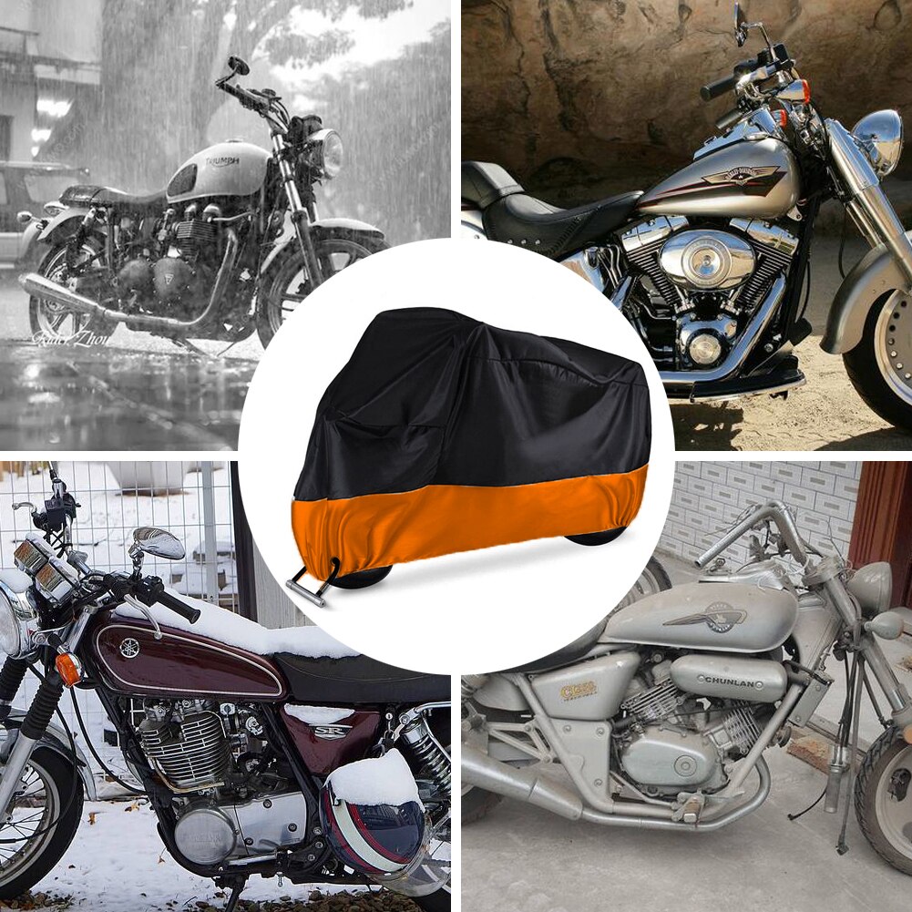 Motorcykel regnfrakke universal udendørs uv beskytter cykel støvtæt motorcykel regnslag til vandtæt ml xl xxl xxxl 4xl