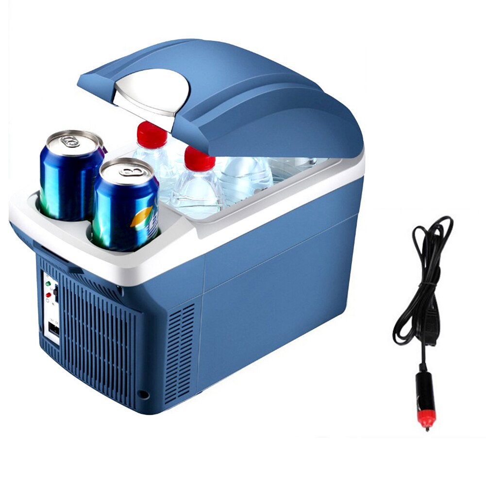 Mini glacière Portable 8l, boîte isolante, à double usage, pour voiture, maison, bureau, extérieur: for car