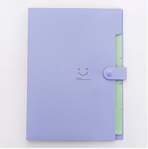 Plastic File Folders Package A4 Multi-layer Folder Business Multi-function Document Package PP File Bag Expanding Stationery: 5