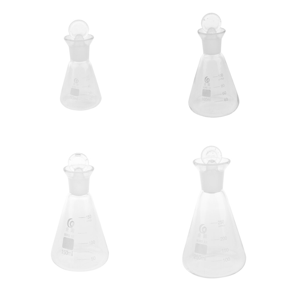 Conical Narrow Neck Flask With Plug Power Tools Factory Work Supplies
