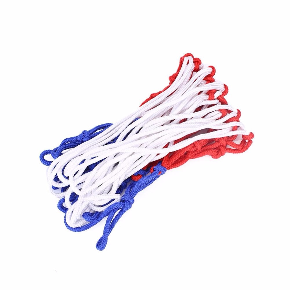 Universal Colorful Basketball Net Basketball Basket Backboard Mesh Net Net Standard Hoop Rim Nylon Hoop Goal Rim Mesh