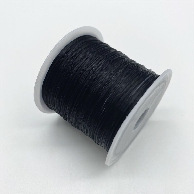 Fil élastique rond en Nylon et caoutchouc pour la fabrication de bijoux, 10yards, 0.7mm: 02