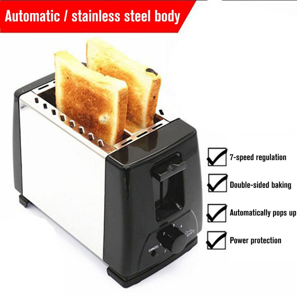 Automatische Toaster edelstahl Toaster Haushalt Sandwich Hersteller Multifunktionale frühstück maschine Spieß fahrer Ofen