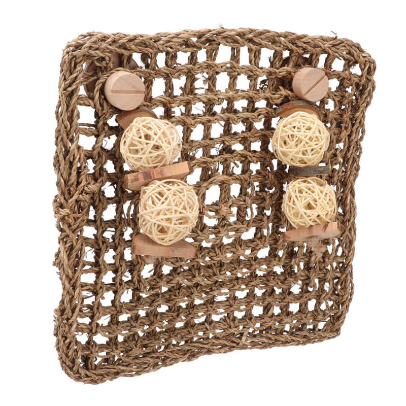 Rabbits Activity Mat Pet Seagrass Mat Cage for Bunny for Guinea Pig