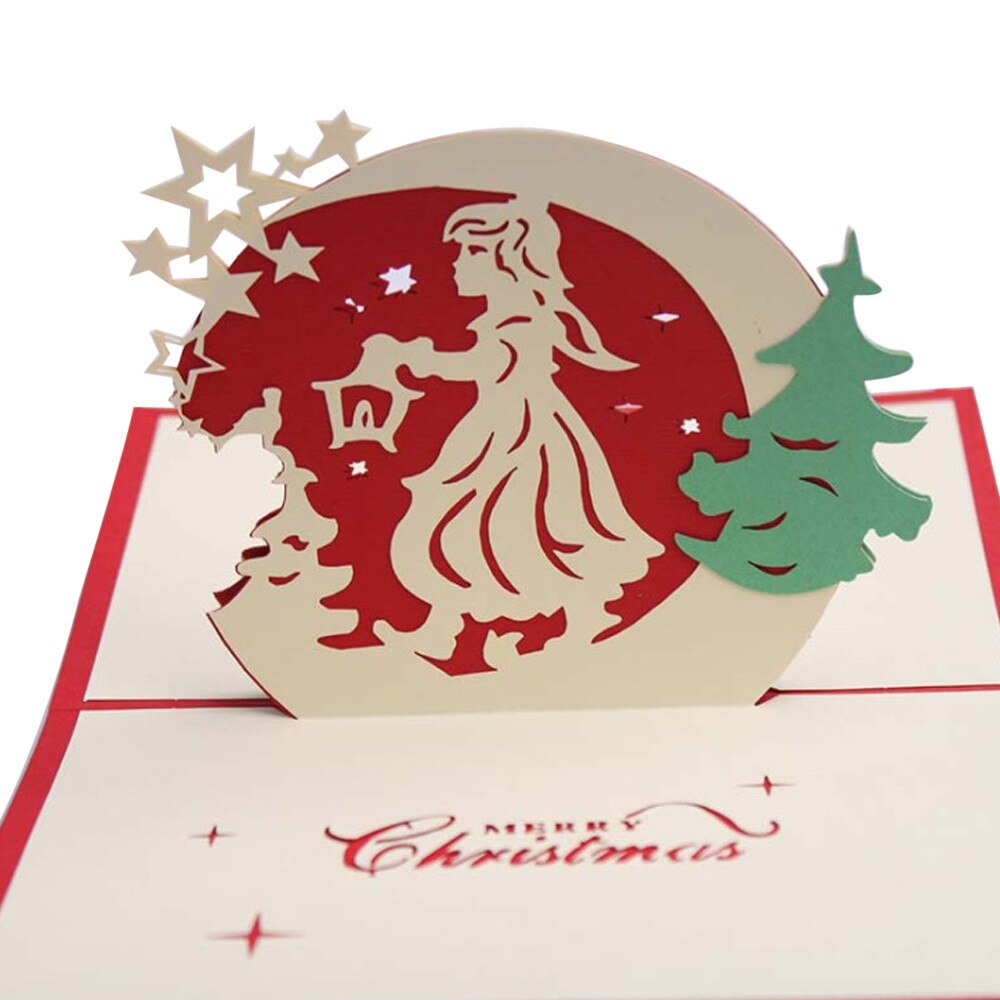 Details about 3D Pop Up Card Christmas Greeting Baby Happy: E