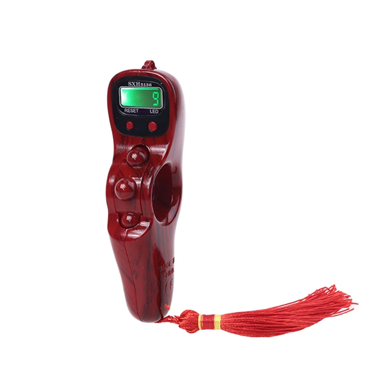 LED Electronic Handheld Tally Counter Clicker for Golf Goods Counting Lap: Orange